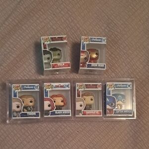 Funko Avengers Action Figures Set - Green, Red, Blue, Black